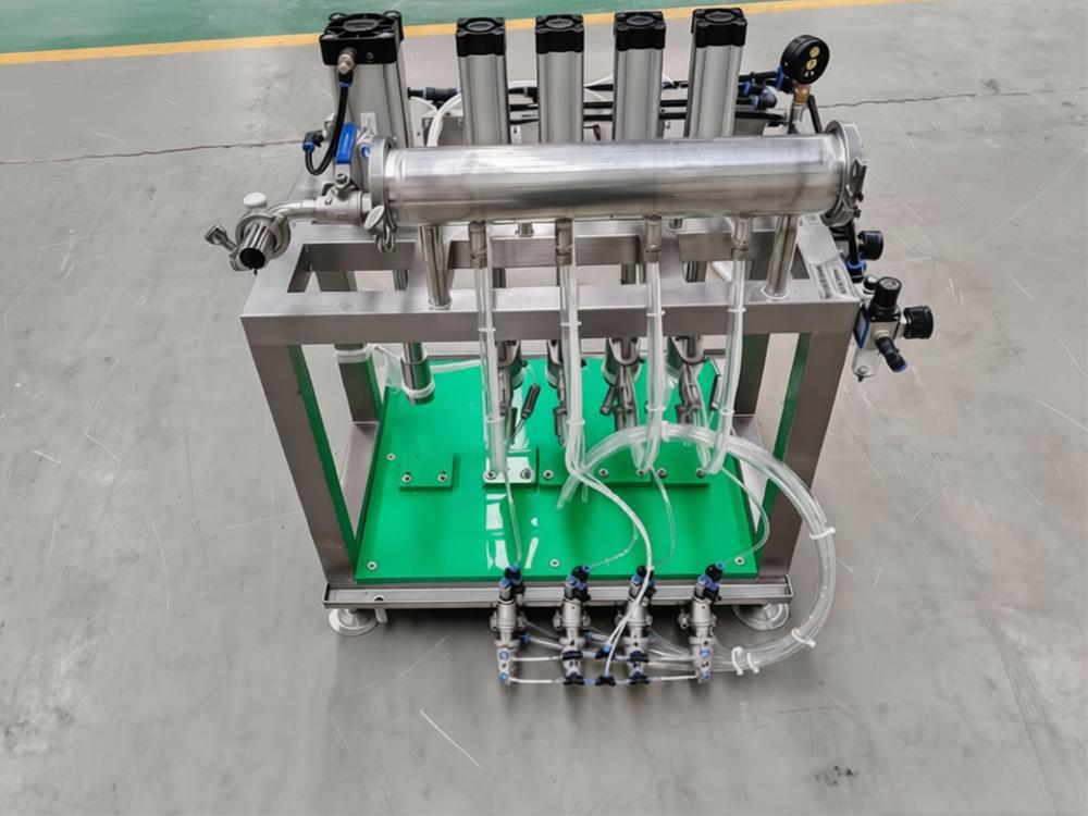 Tabletop 4 Station Manual Bottling Macine